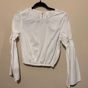 Live 4 Truth White Bell Sleeve Blouse